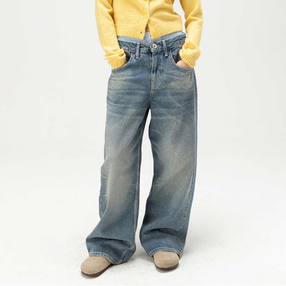 BDG Urban Outfitters Jaya Baggy Low Rise Denim Jeans size 26